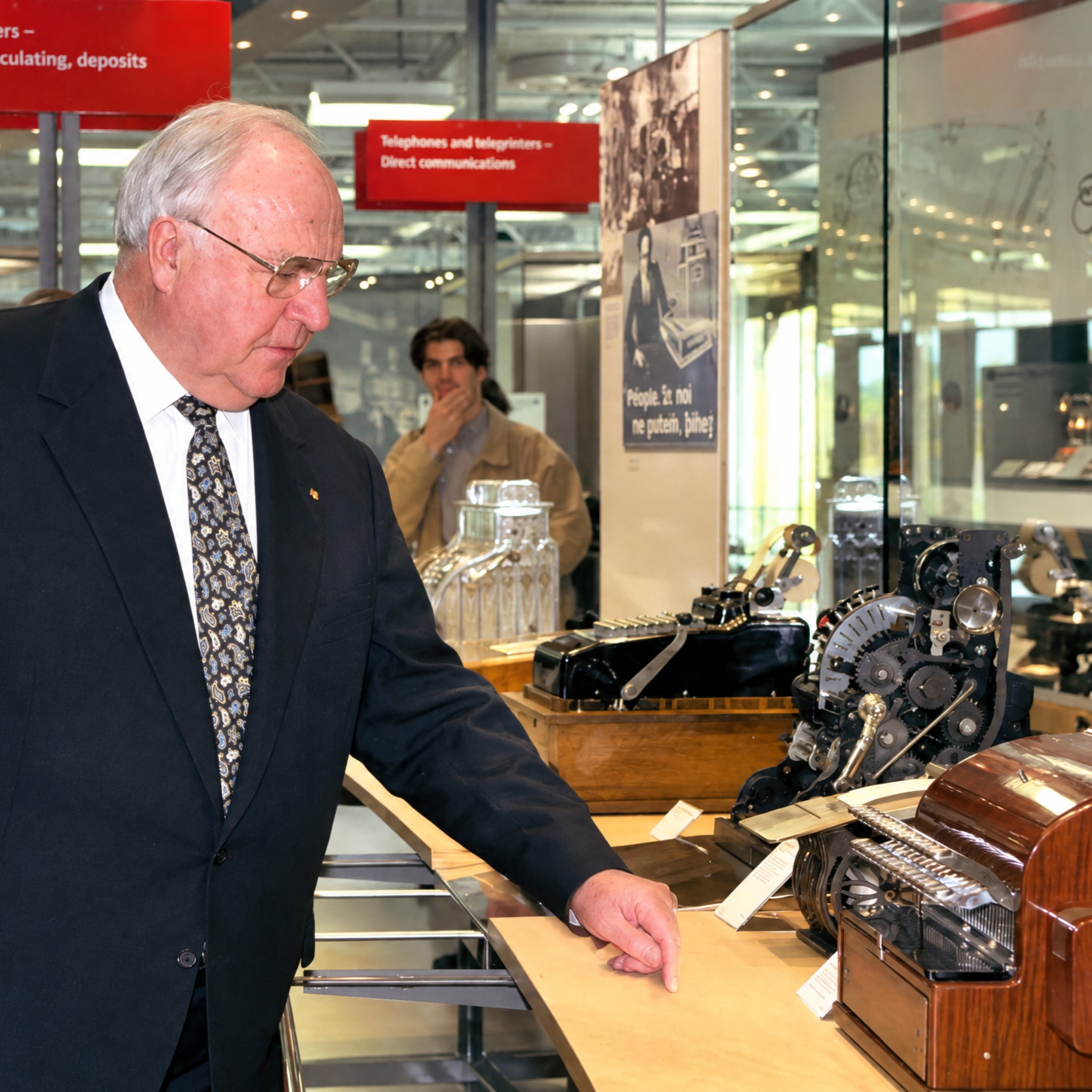 Helmut Kohl im HNF Paderborn